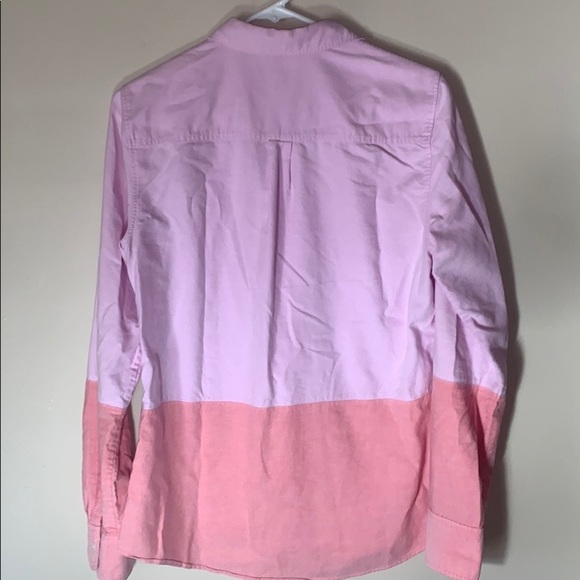 Light Pink/ Coral Boy Fit J. Crew Button Down - Picture 4 of 4